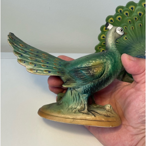 Napco Peacock vintage figurine in excellent vintage condition - Picture 1 of 4